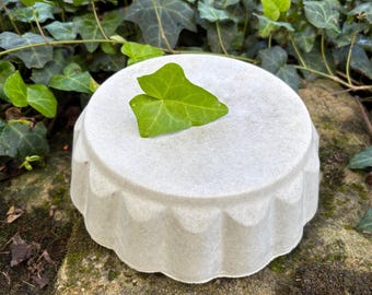 Concrete Riser Pedestal, Candle Holder, Garden Statue: Modern Farmhouse, Minimalist Decor