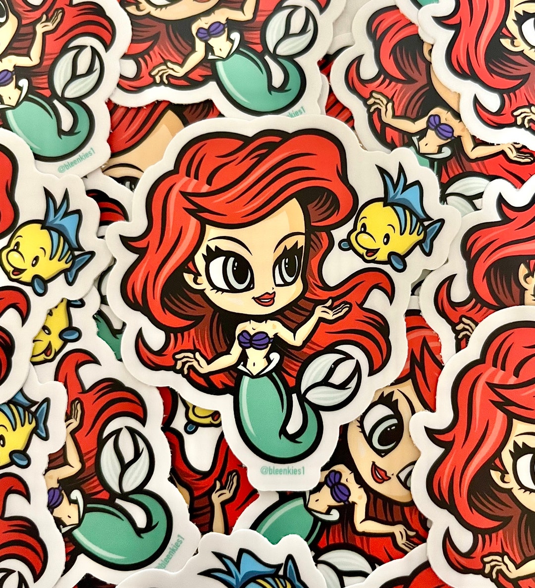 Merinding Sticker Mermaid Sticker, About 3x3 Inches - Etsy
