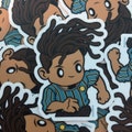 Cobi The Rocket Jones, Sticker, about 2x3 inches
