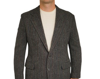 Herren Harris Tweed Blazer Chändler Reeves Jacke Schottische Wolle EU52 UK/US42 LHA427