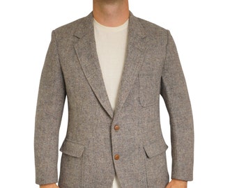 Männer Harris Tweed Blazer Nordstrom 90er Jahre Jacke Schottische Wolle EU52 UK/US42 HA5