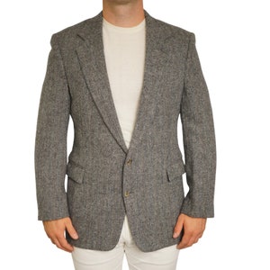 Männer Harris Tweed Blazer 90er Jahre Jacke Scottish Wool 102 EU52L UK/US42L HA864 Bild 1