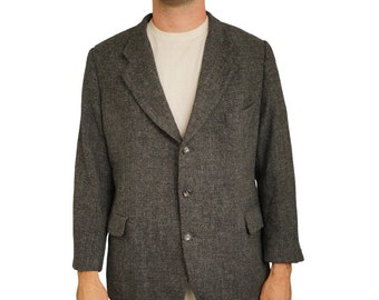 Männer Harris Tweed Blazer Schottische Wolle Atelier Torino Größe EU50S UK/US 40S HD68