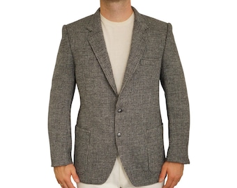 Männer Harris Tweed Blazer Schottische Wolle Peek & Cloppenburg 90's EU54 UK/U44 HD107