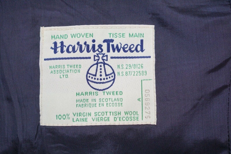 Männer Harris Tweed Blazer 90er Jahre Jacke Scottish Wool 26 EU52S UK/US42S HB951 Bild 8