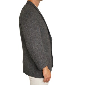 Blazer homme Harris Tweed vintage des années 90 Veste en laine écossaise 27 EU54S UK/US44S HA259 image 3