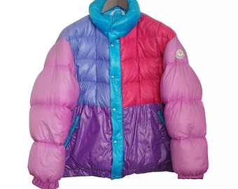 Vintage 90's Men Moncler Puffer Jacket Down Grenoble Made in FRANCE 1 S VAP352
