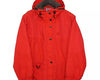 Vintage 90's FILA Alpine Ski Jacket - Breathable Red