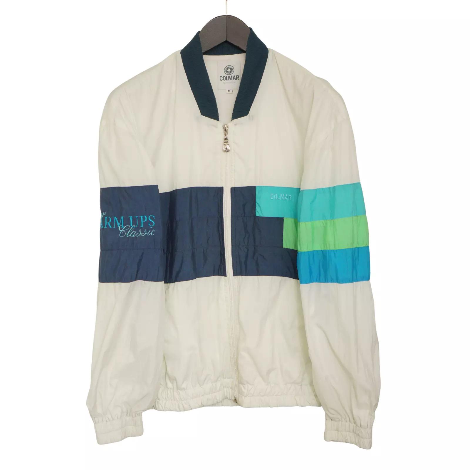 Pull Vintage Colmar Technologic - Motif Géométrique Années 90 - Taille M - Occasion TBE