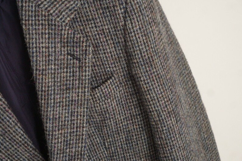 Männer Harris Tweed Blazer 90er Jahre Jacke Scottish Wool 26 EU52S UK/US42S HB951 Bild 5