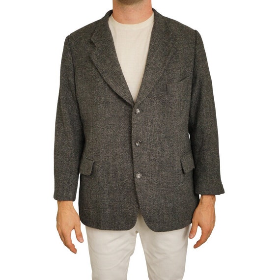 Men Harris Tweed Blazer Scottish Wool Atelier Tor… - image 1