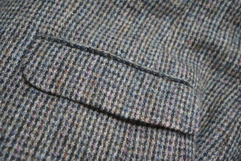 Männer Harris Tweed Blazer 90er Jahre Jacke Scottish Wool 26 EU52S UK/US42S HB951 Bild 6