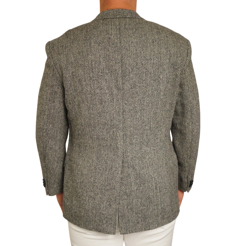 90'S Tradition Harris Tweed Color Nep Wool Tailored Jacket Made in Canada Men's L size /eaa492499