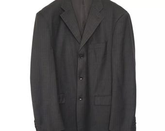 Vintage 90er Jahre Herren Giorgio Armani Blazer Wolle Made In Italy Formelle Größe EU54 UK / US44 QEA879