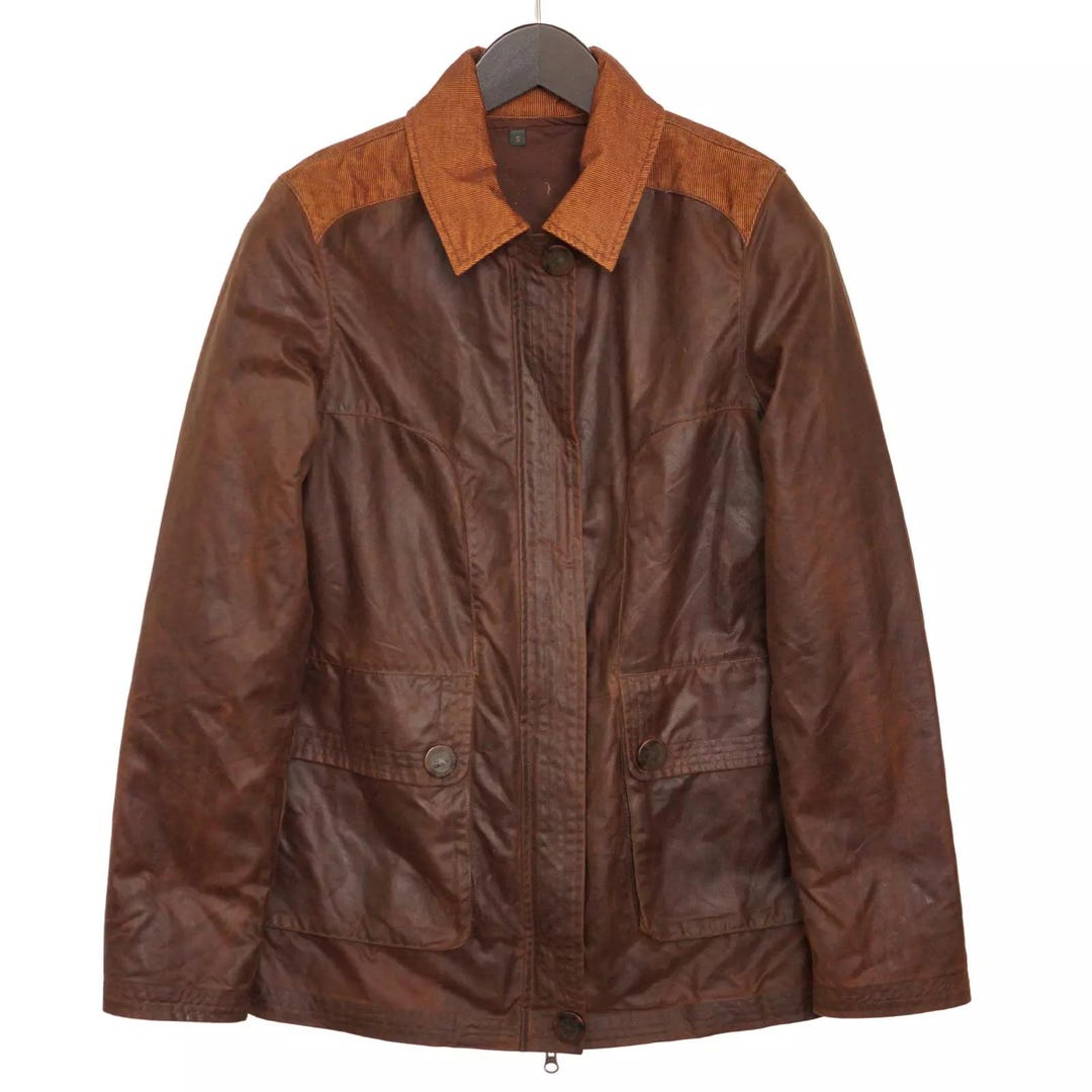 Vintage 90's Timberland Waxed Cotton Jacket Women's US6