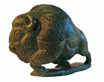 Buffalo Stone Sculpture