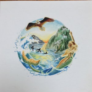 She is the Sea - Print