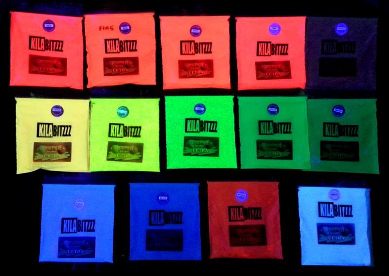 Polvo Reactivo Que Brilla En La Oscuridad Y A Los Rayos UV, Multiusos