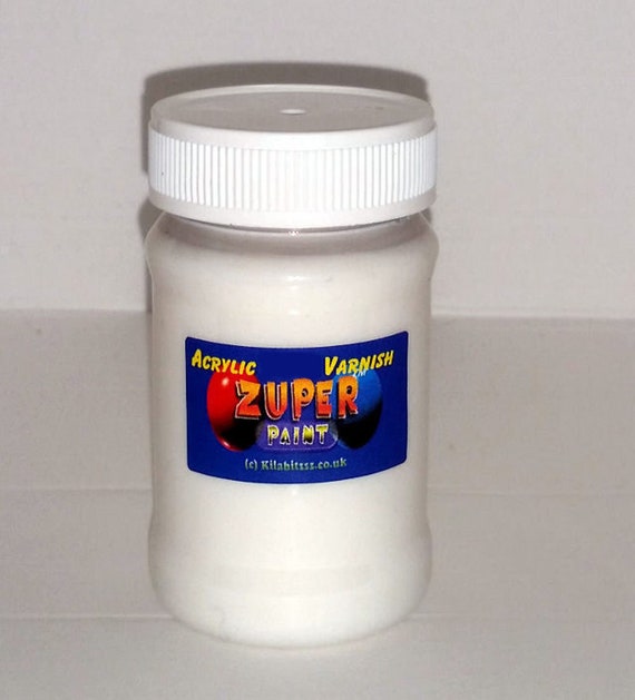 Clear Acrylic Craft Varnish – Gloss or Satin Finish. 30ml, 60ml, 100ml, 250ml. Great formula