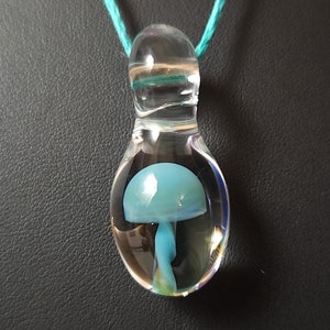 Glass Mushroom Necklace