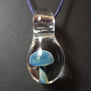 Glass Mushroom Necklace