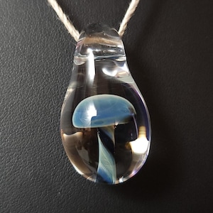 Glass Mushroom Pendant