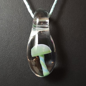 Glass Mushroom Necklace