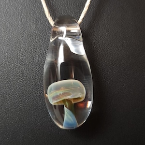 Glass Mushroom Necklace