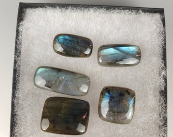 Labradorite Cabochons - Stones For Jewelry Making