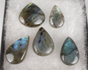 Labradorite Cabochons - Stones For Jewelry Making