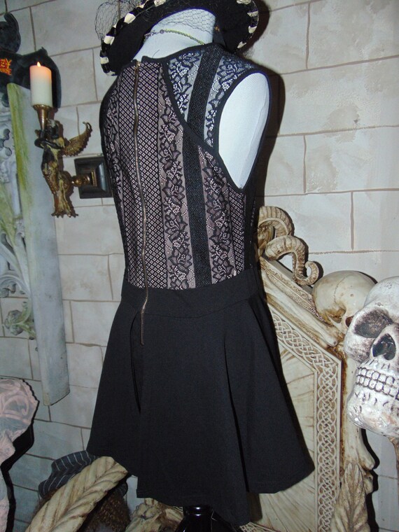 CROQUET Womens XL stretch knit Victorian Goth Cul… - image 8
