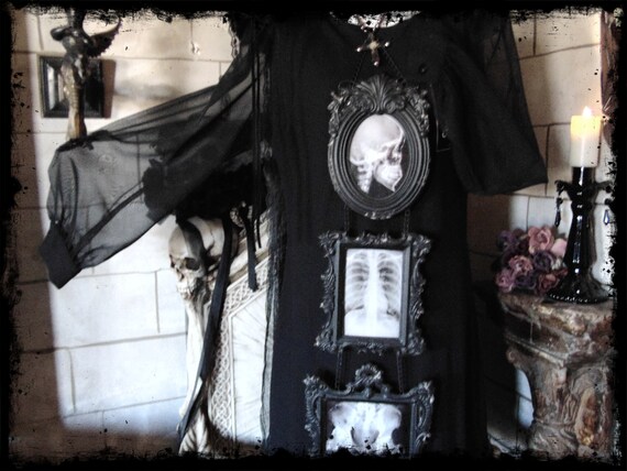 Memento Mori Printed Dress
