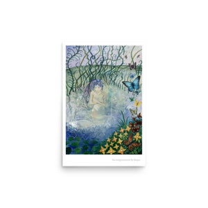 Waters of Life. Quality Art Poster Print. Sacredgeometree by Seque.