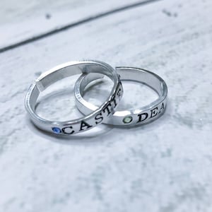 Dean and Cas Rings