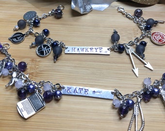 Hawk or Kate Inspired Loaded Bracelets