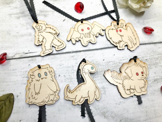 Cryptid Wooden Ornaments