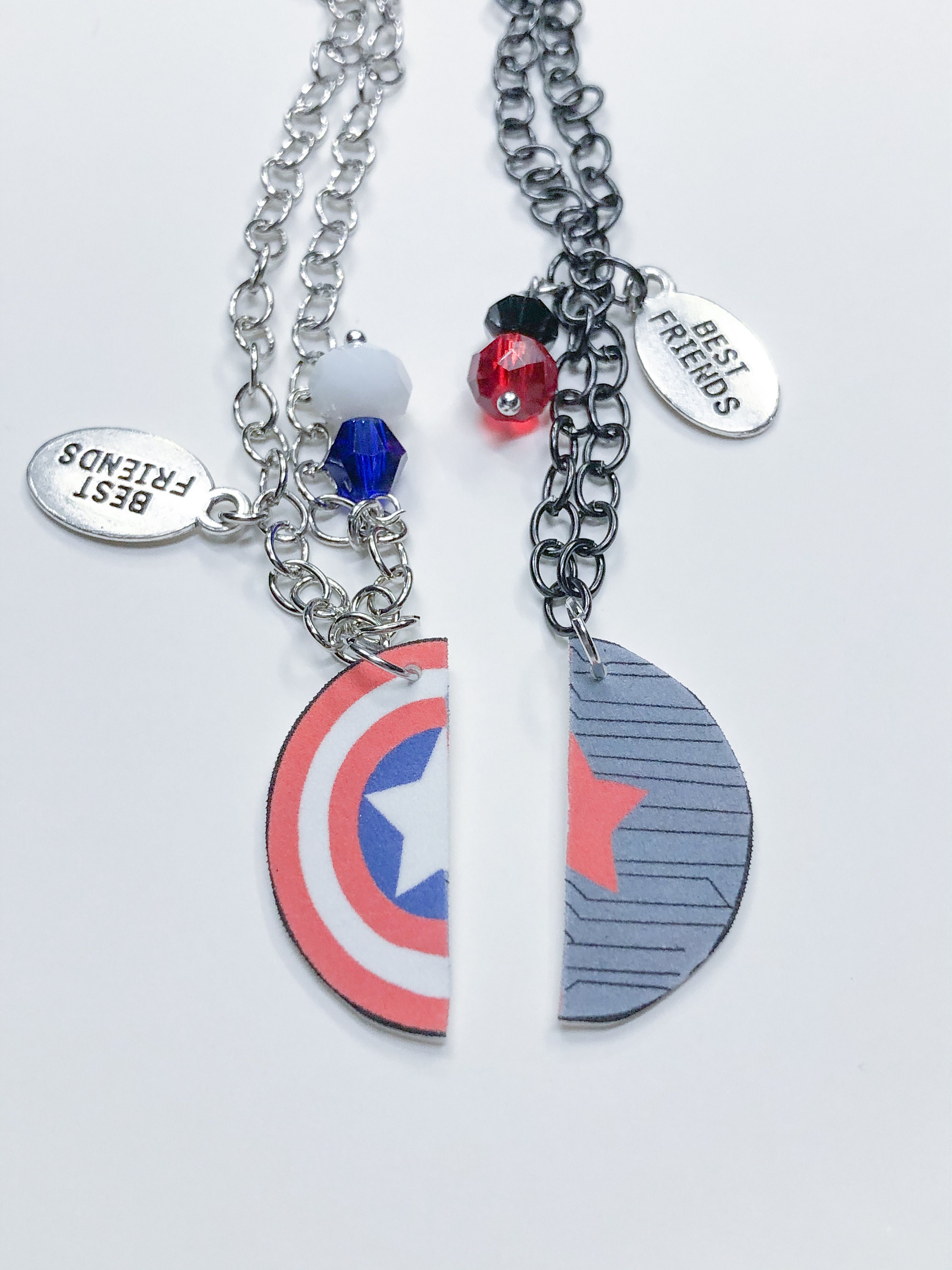 Clint and Bucky Best Friends Necklace Set – BombDotComGeekery