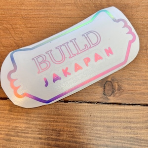 Build Car Decal