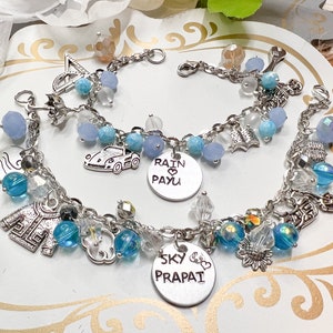 Love in the Air Couples Loaded Bracelet