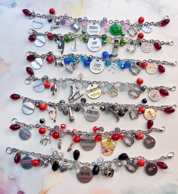 K-pop Enhypen Inspired Loaded Bracelets - Etsy