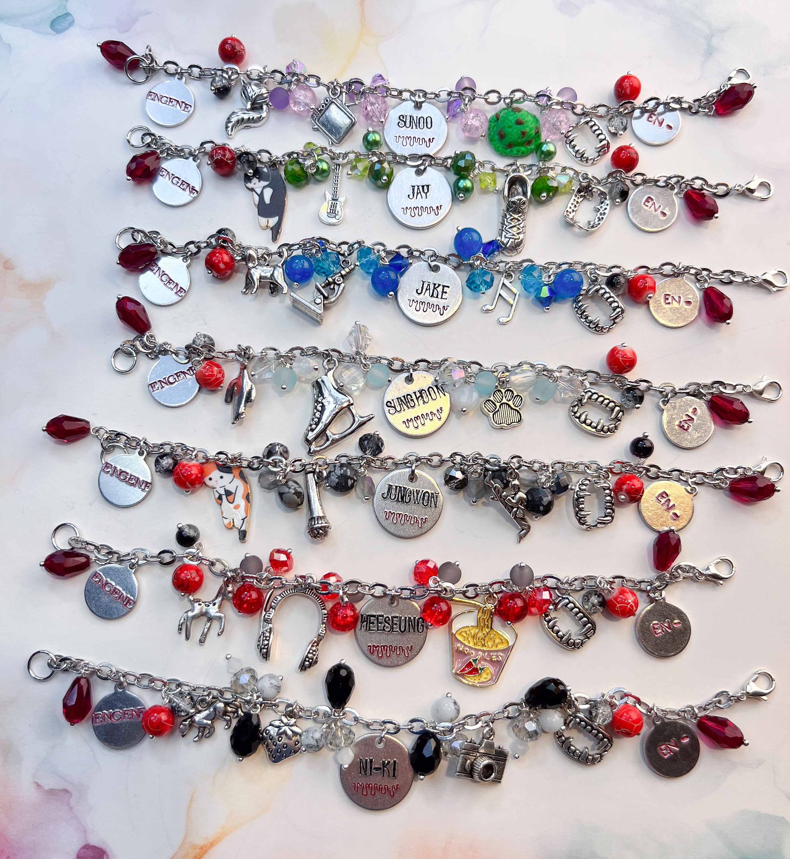 Pre-Order) ENHYPEN [WALK THE LINE] Chain Bracelet – KPOP2U_Unnie