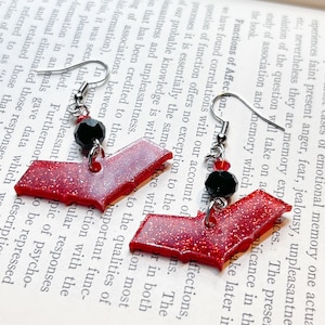 Jason Bat  Inspired Earrings