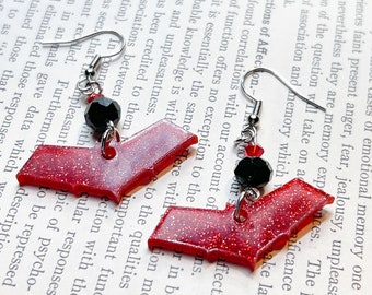 Jason Bat  Inspired Earrings