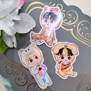 K-Pop stickers verdwaalde kinderslaapfeestjes