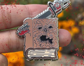 Evil Ash Book of the Dead Enamel Pin