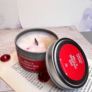 Hell&#39;s Greatest Dad Candle