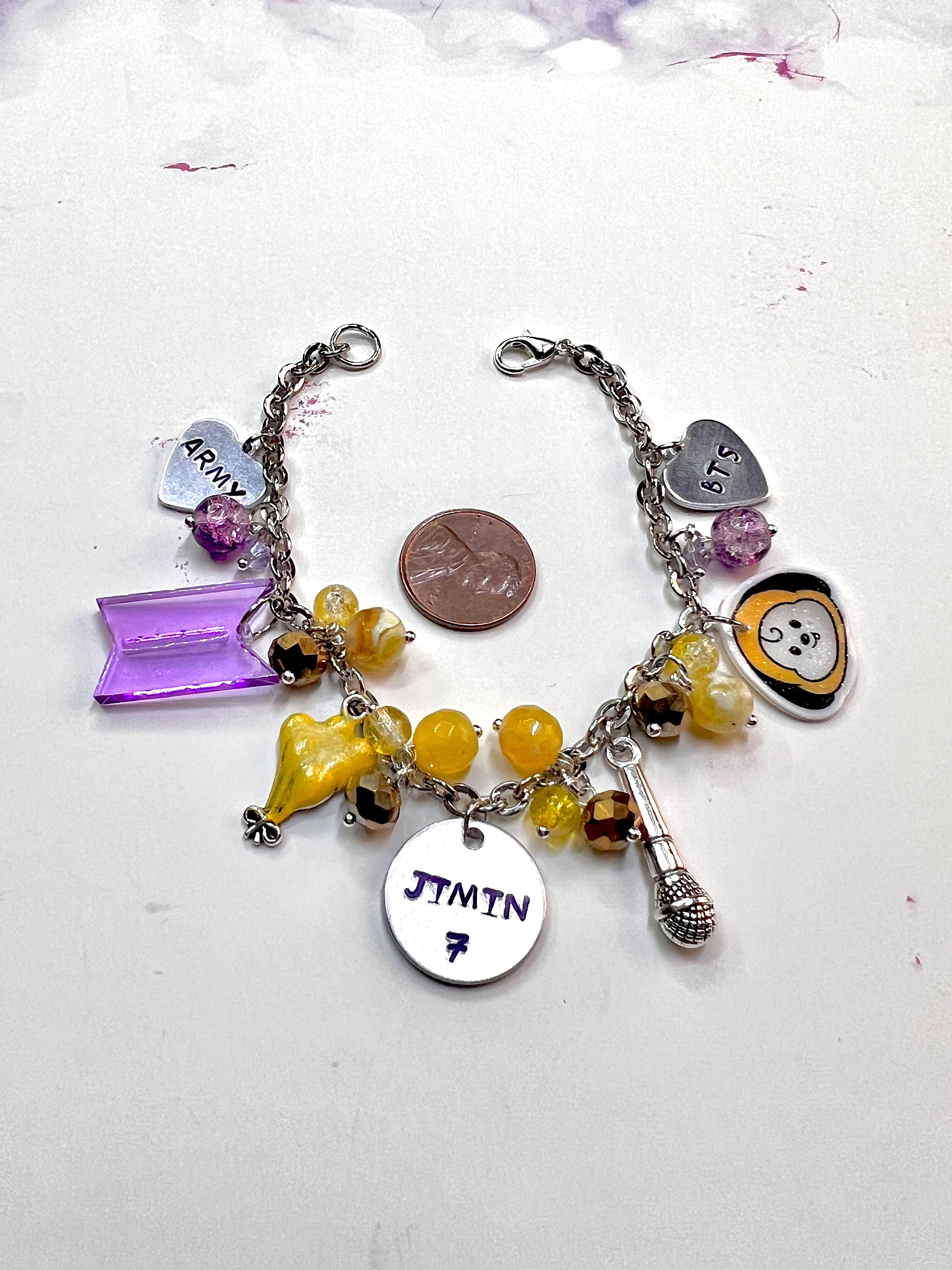 ARMY K Pop Bias Loaded Bracelets - Etsy