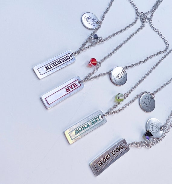 5-STAR bangchan NECKLACE & RING セット Bangchan Straykids style necklace - Hello South Korea