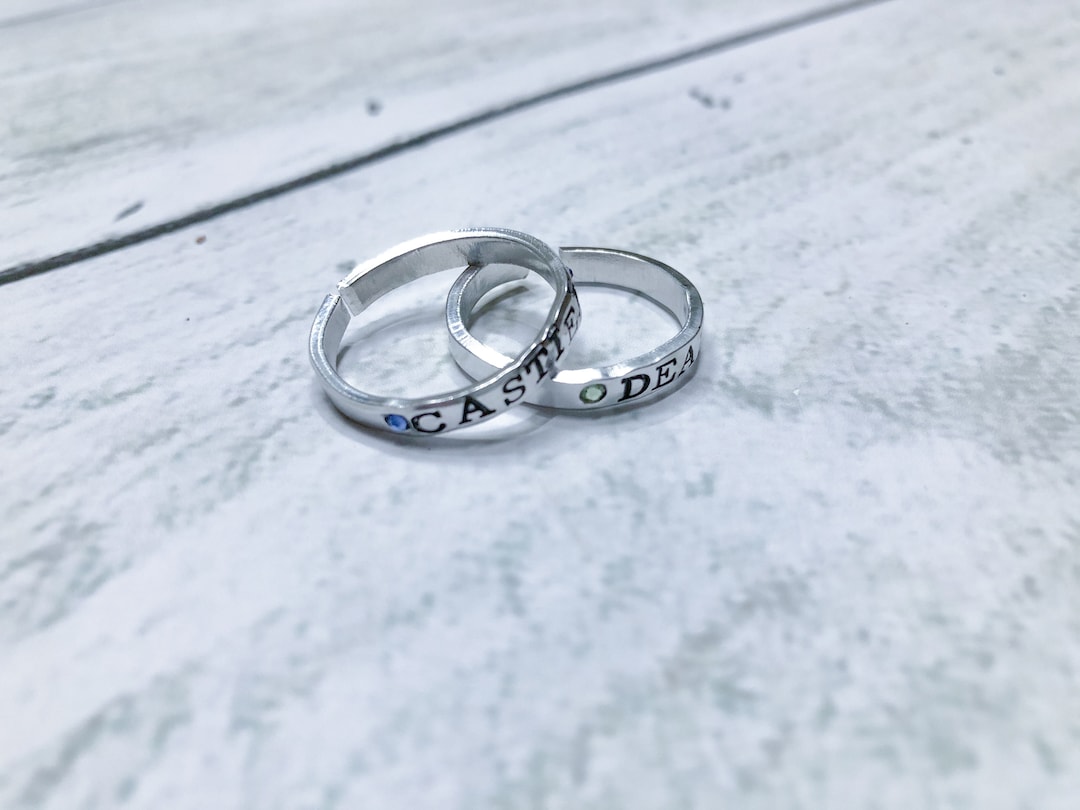 Dean and Cas Rings - Etsy