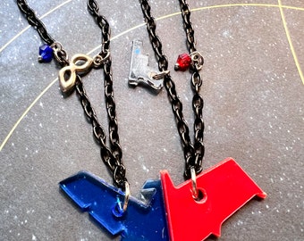 Hood and Wing Bff Necklace